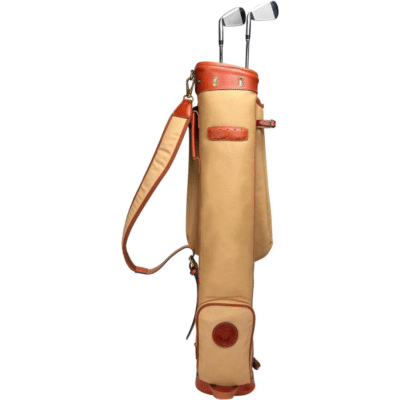 Tourbon Waterproof Leather Golf Club Carry Bag