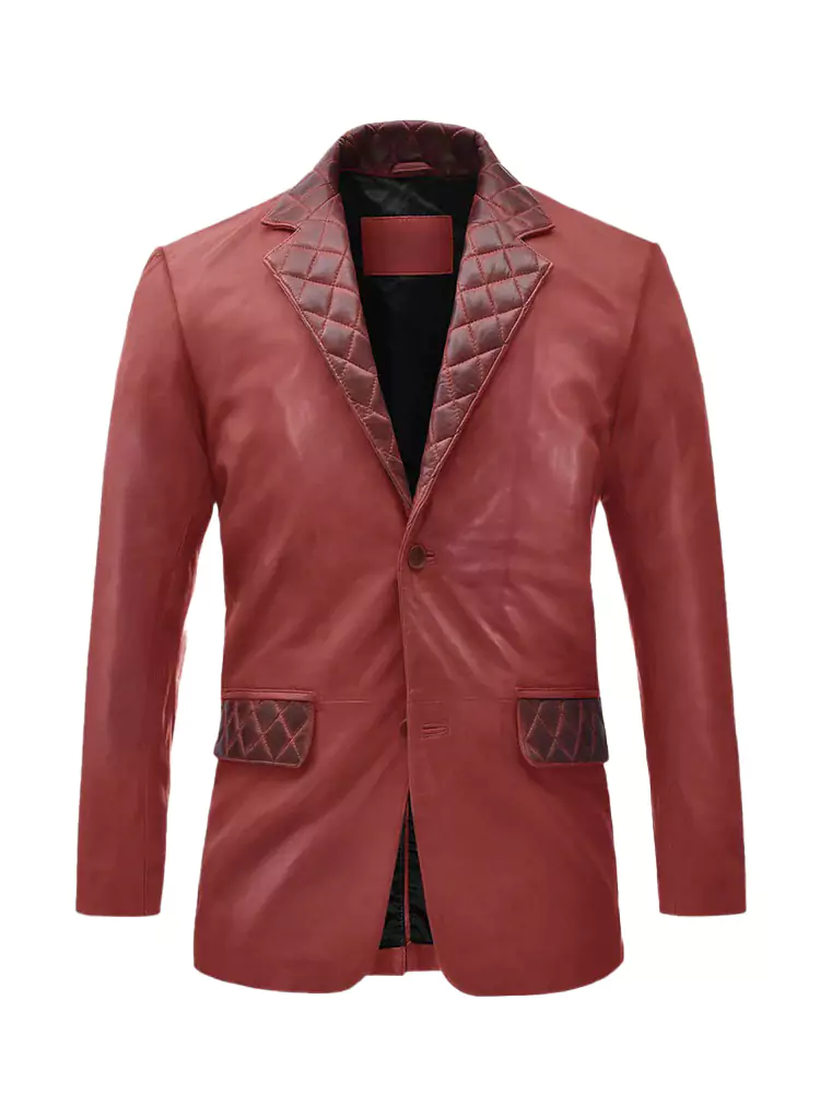 Tristan Men's Leather Blazer