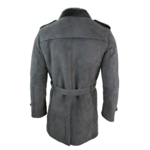 Valerie Men's Grey Sheepskin Coat
