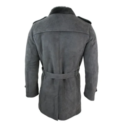 Valerie Men's Grey Sheepskin Coat
