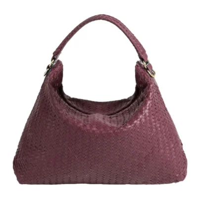 Wardell Burgundy Leather Bag