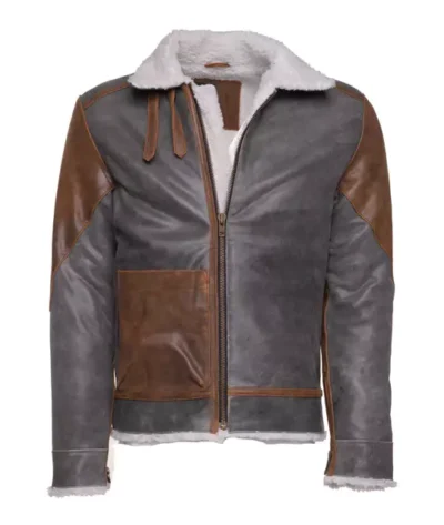 Welch Men's Aviator Leather Jacket