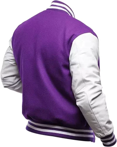 Alleyne Men's Purple Varsity Jacket