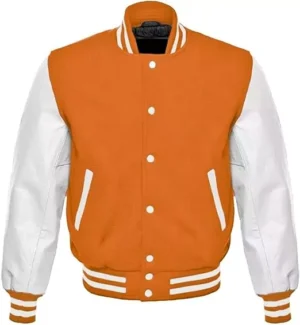 Alvin Men's White Varsity Jacket
