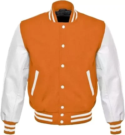 Alvin Men's White Varsity Jacket