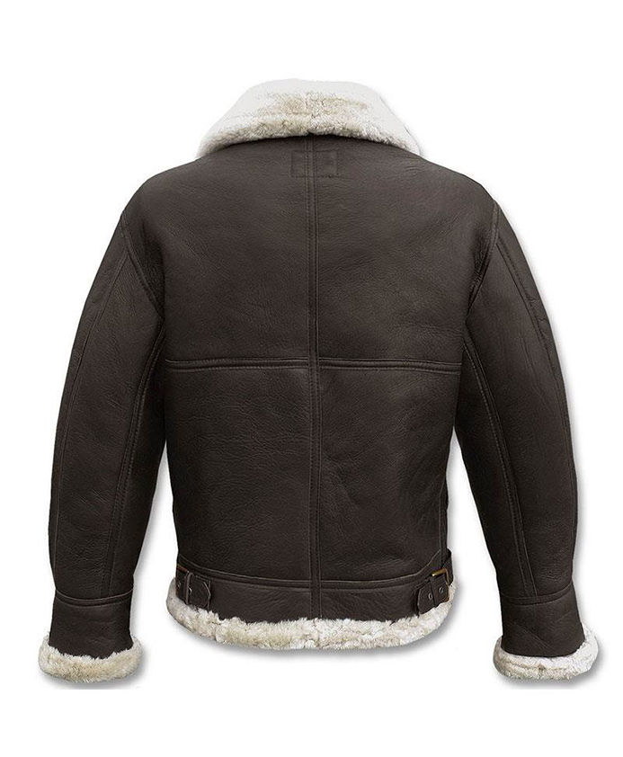 Alvis Men's Brown B3 Bomber Leather Jacket