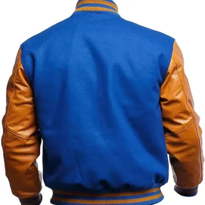 Belcher Men's Blue Varsity Jacket