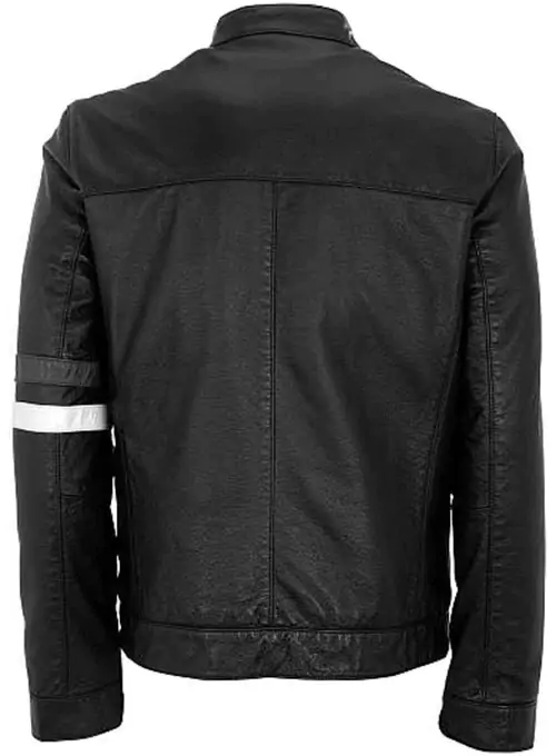 Caprio Men's Black Leather Jacket