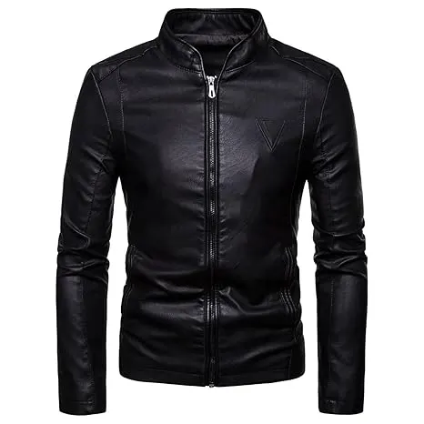 Clark Men's Black Leather Jacket