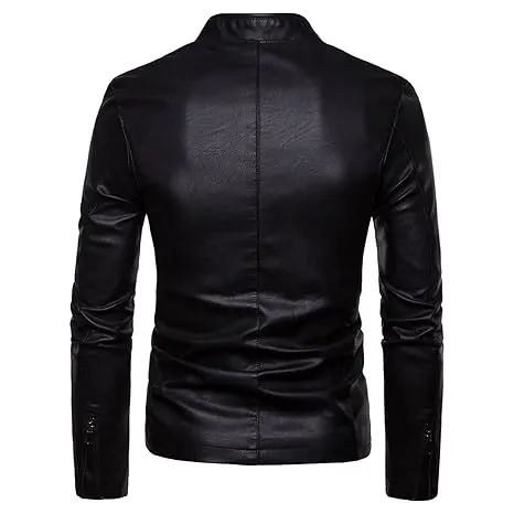 Clark Men's Black Leather Jacket