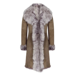 Colten Women's Brown Sheepskin Coat
