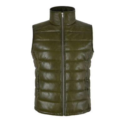 Cordelia Women's Green Puffer Gilet