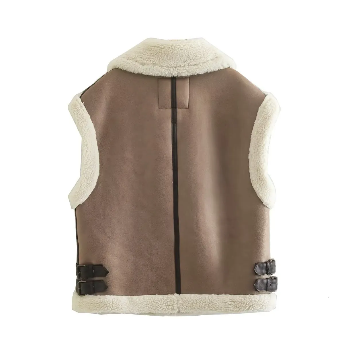 Corwin Women's Brown Oversized Gilet