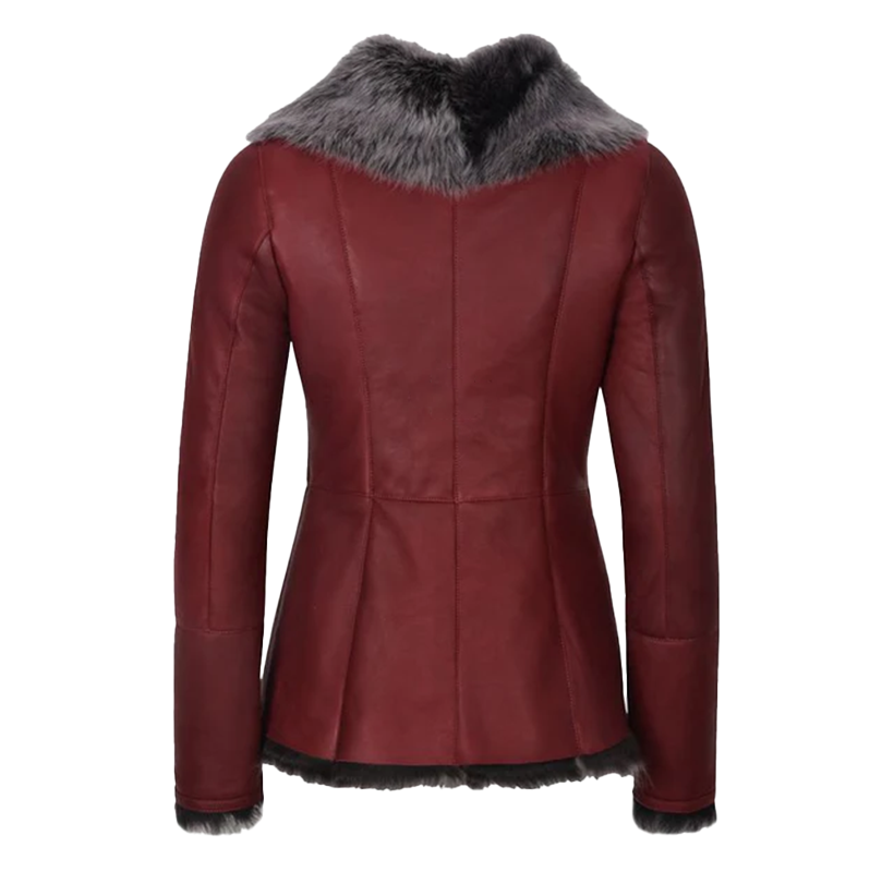 Davon Ladies Sheepskin Leather Jacket