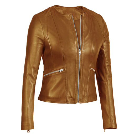 Draven Women's Bomber Biker Leather Jacket