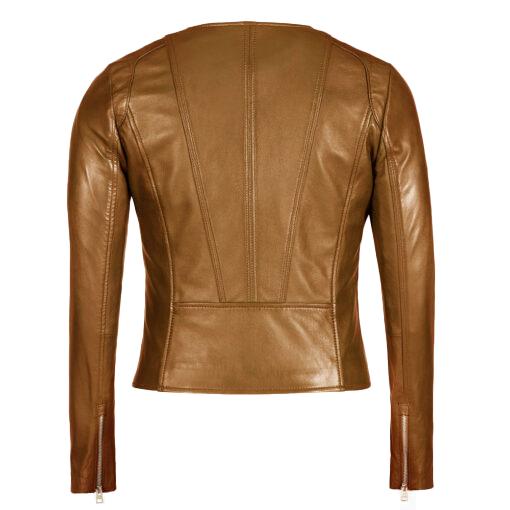 Draven Women's Bomber Biker Leather Jacket