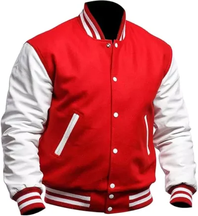 Efrain Men's Red Varsity Jacket