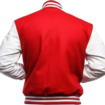 Efrain Men's Red Varsity Jacket