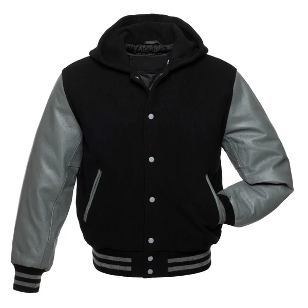 Eldridge Men's Hooded Varsity Jacket