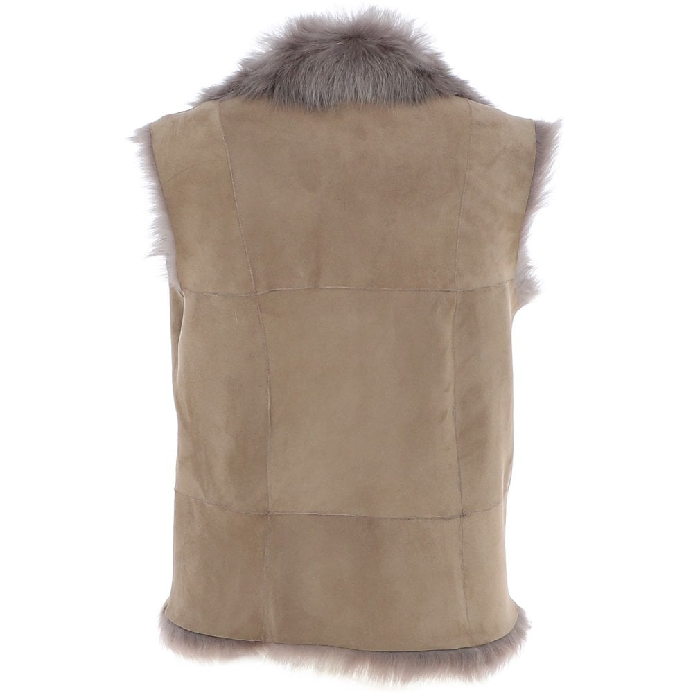 Erick Women's Suede Leather Gilet