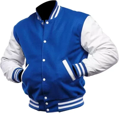 Ernest Men's Royal Blue Varsity Jacket