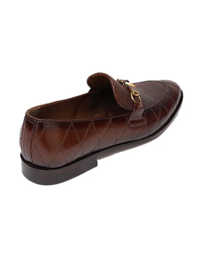 Evelyn Men's Brown Leather Cut Shoe