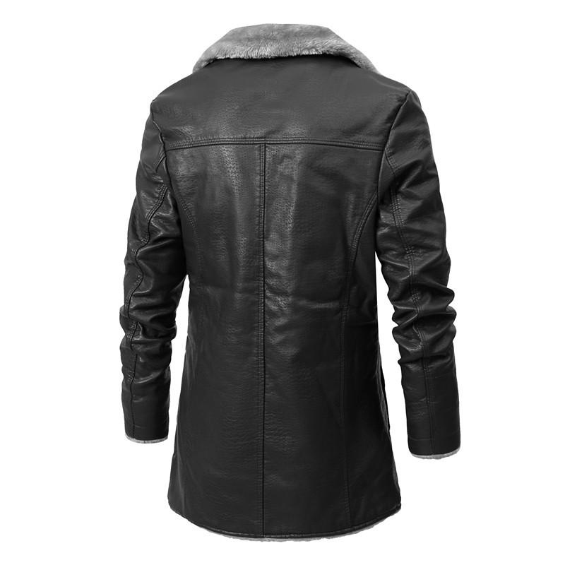 Greyson Men's Black Leather Coat