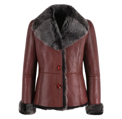 Gustave Women's Sheepskin Leather Jacket
