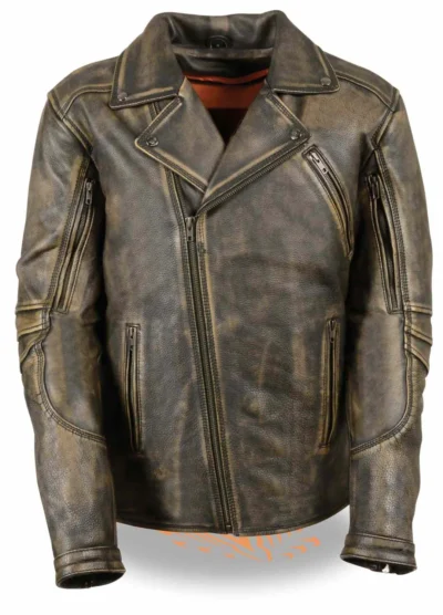 Hellen Men's Biker Leather Jacket