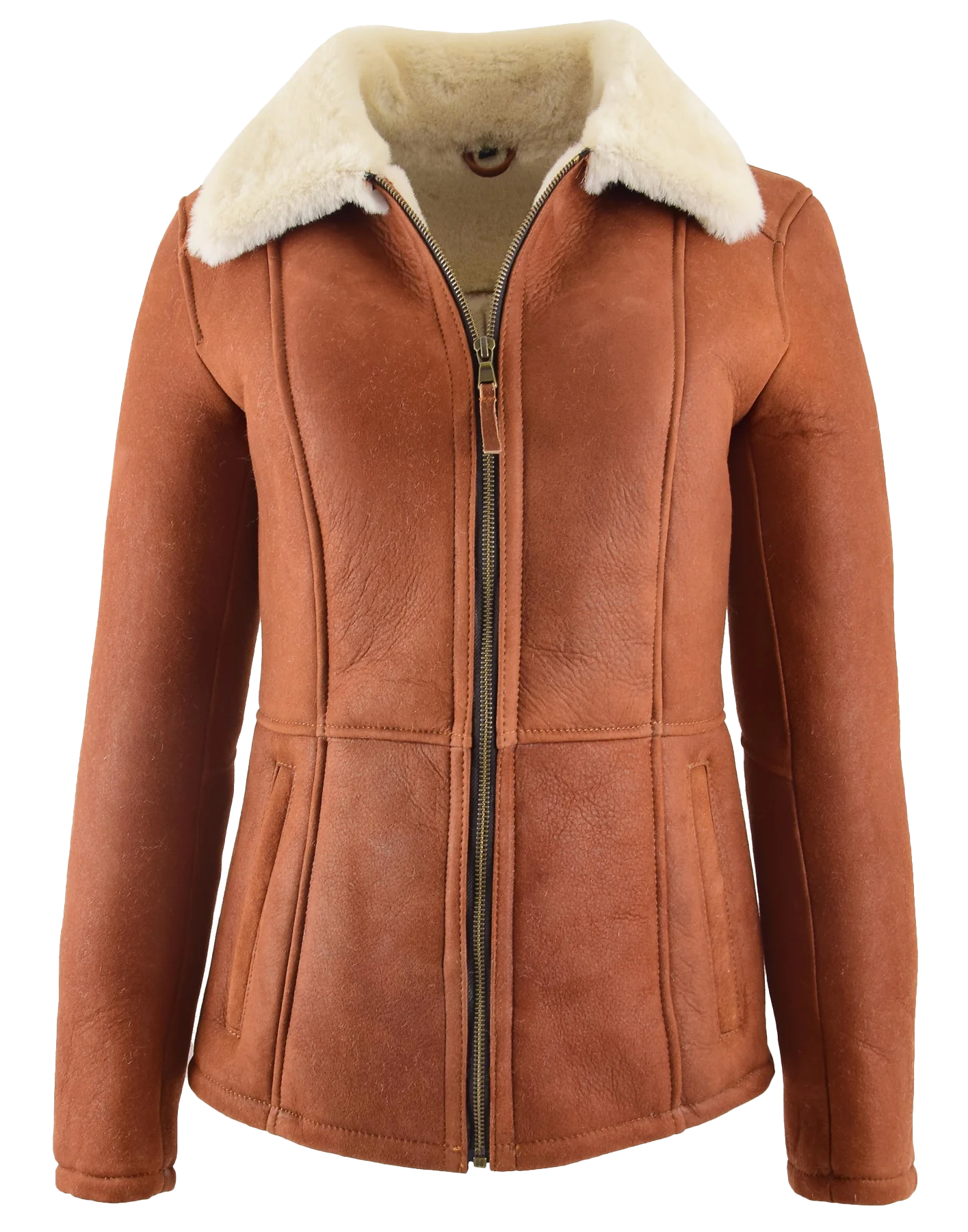 Irmgard Women's Sheepskin Leather Jacket