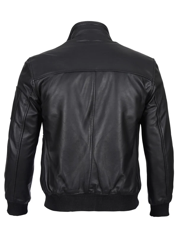 Isidro Men's Black Rider Leather Jacket