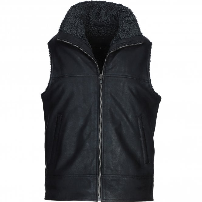 Javon Men's Leather Gilet