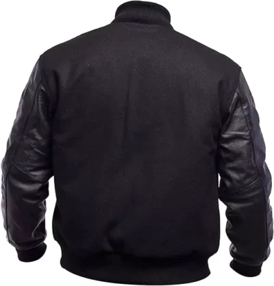 Jeremy Men's Black Varsity Jacket