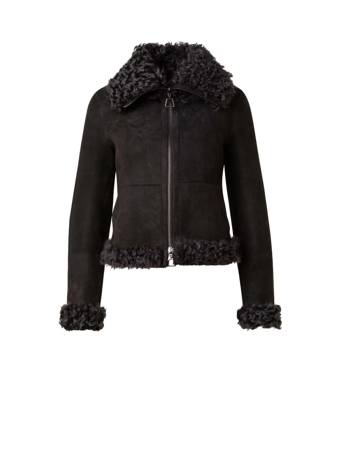 Jovany Women's Black Reversible Shearling Jacket