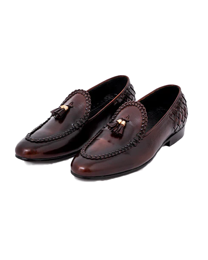 Kenyon Men's Brown Leather Cut Shoe