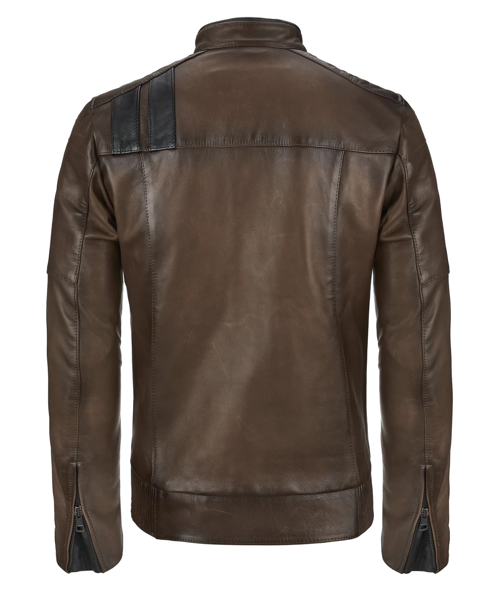 Lindsey Men's Brown Vintage Jacket