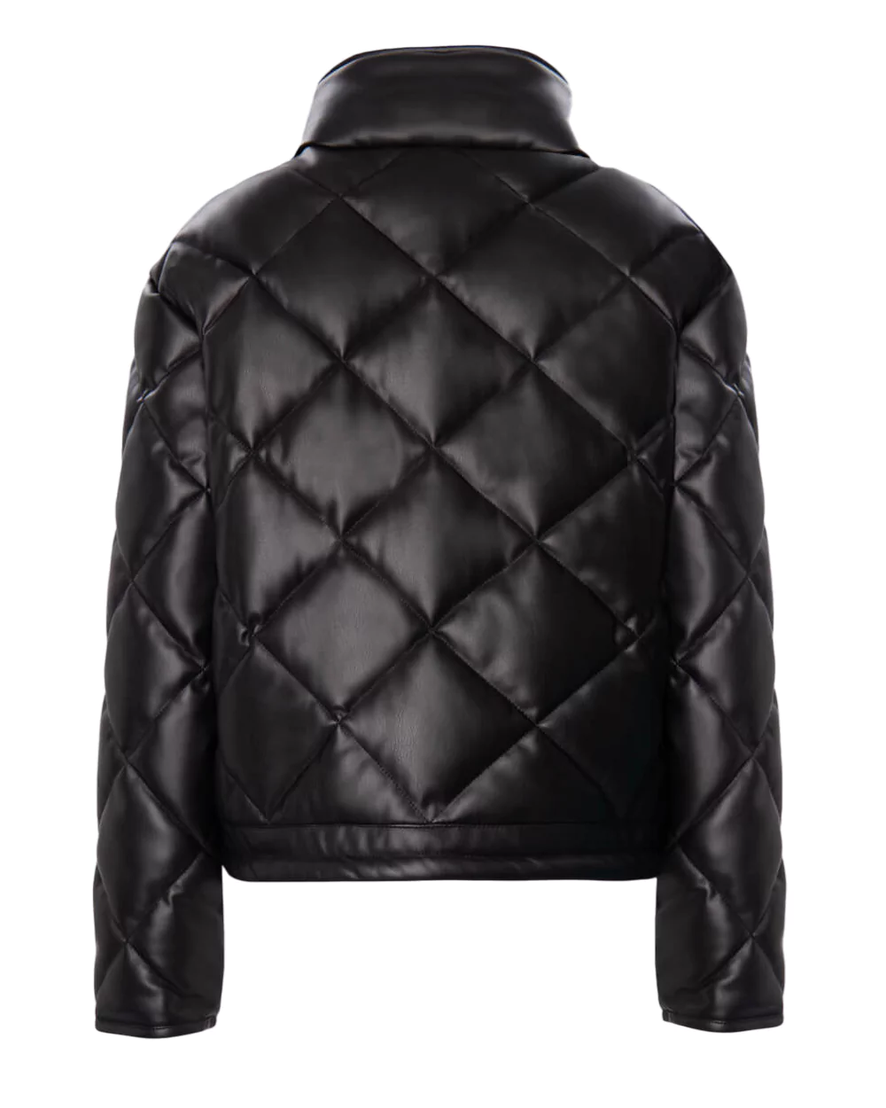 Lucius Ladies Black Bomber Leather Jacket