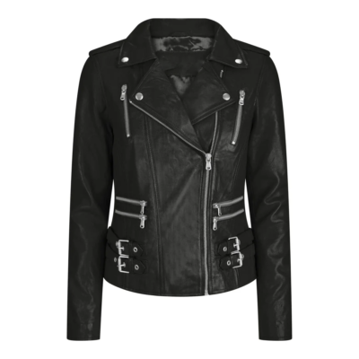 Melba Women's Black Rider Leather Jacket