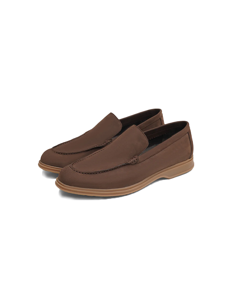 Merrill Men's Brown Leather Loafers