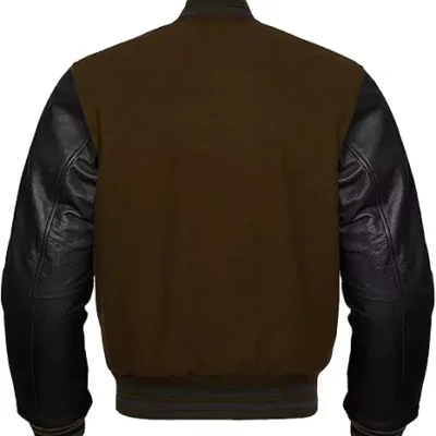 Metcalfe Men's Brown Varsity jacket