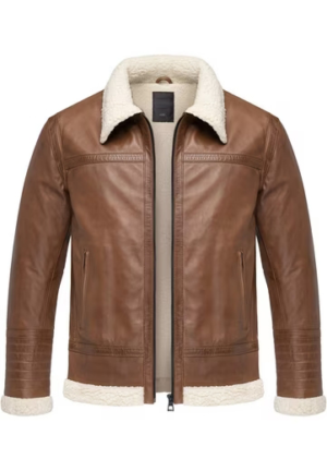 Micah Men's Shearling Leather Jacket