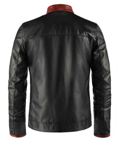 Moises Men's Black Replica leather jacket