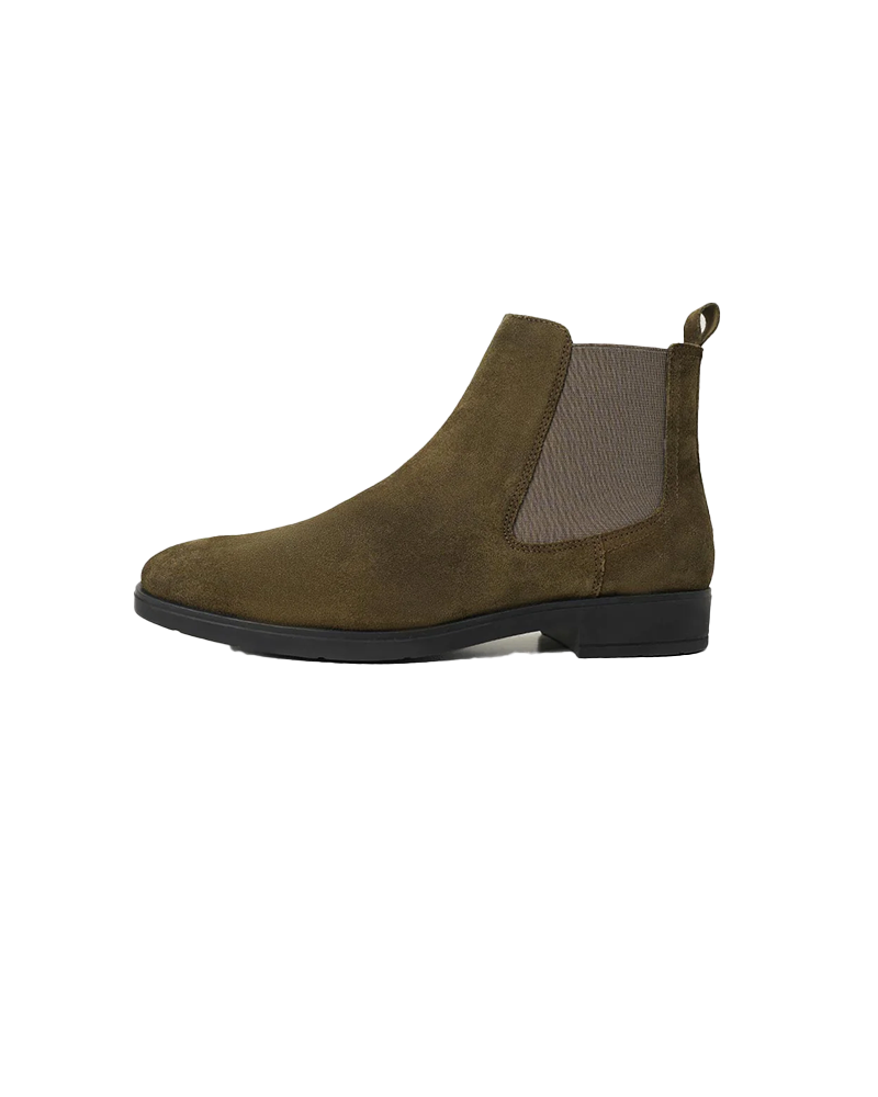 Octavio Men's Olive Leather Boot