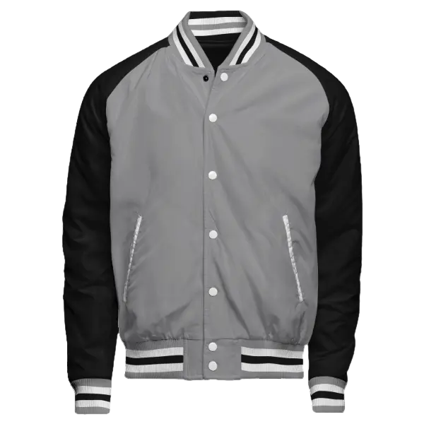 Paul Men's Grey Varsity Jacket