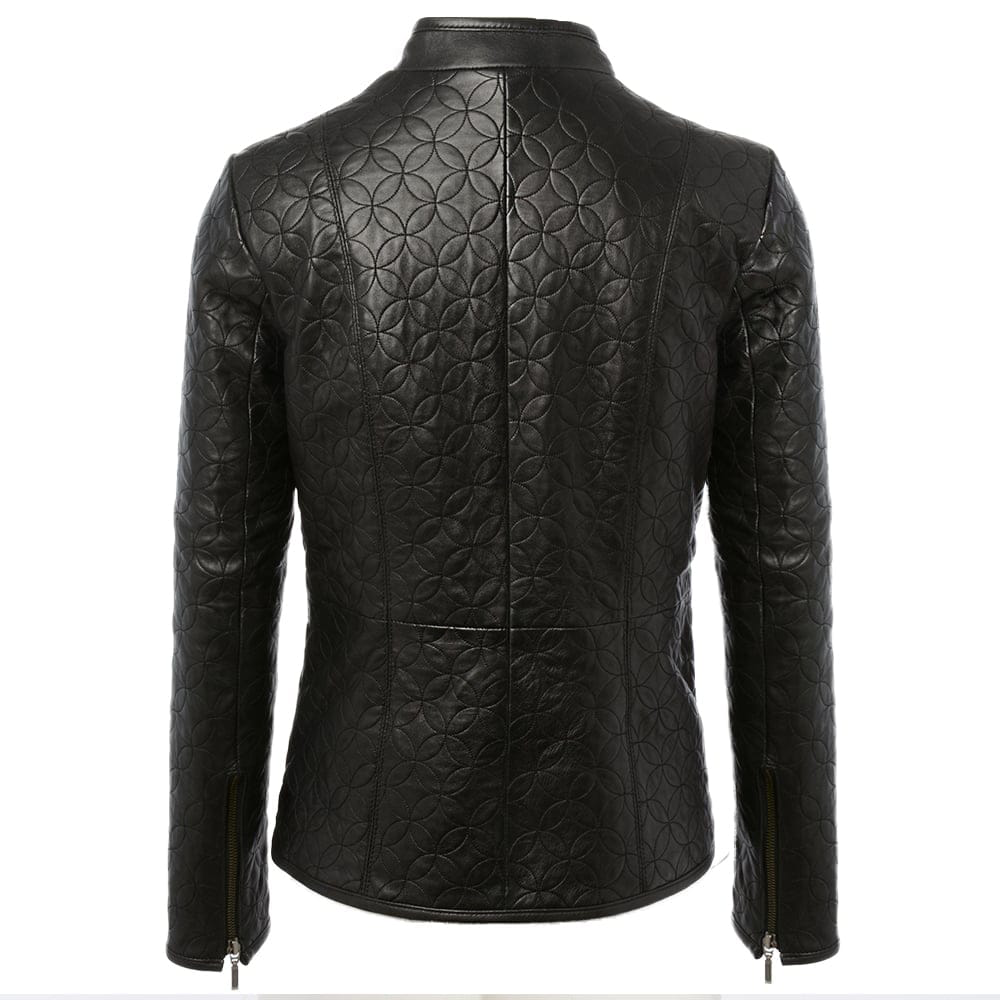 Pieter Ladies Black Leather Jacket