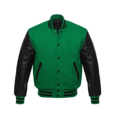 Rodney Men's Green Varsity Jacket