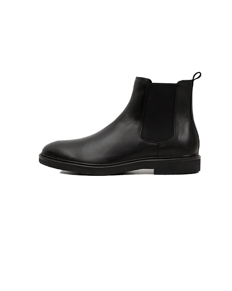 Rosendo Men's Black Leather Boot