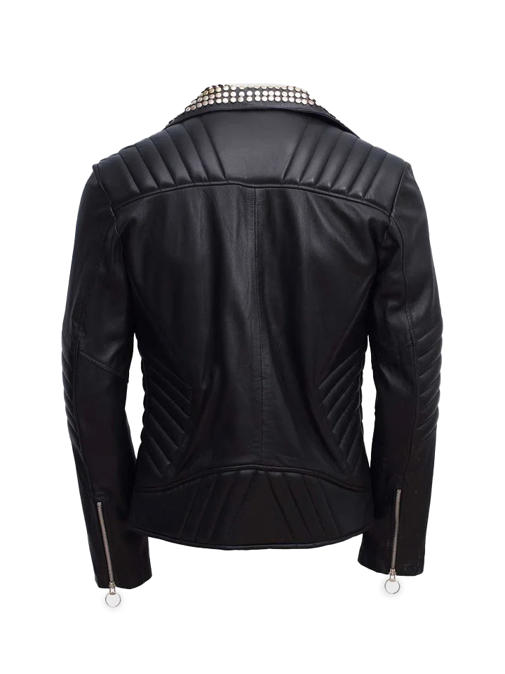 Sanford Men's Black Leather Jacket