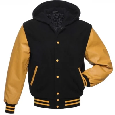 Struble Men's Black Varsity Jacket