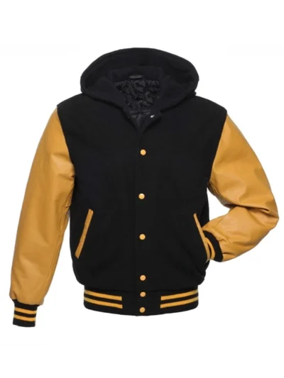 Struble Men's Black Varsity Jacket